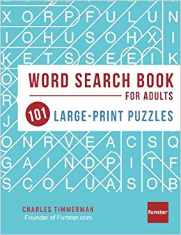 Funster Word Search Book for Adults - 101 Large-Print Puzzles