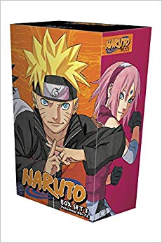 Naruto Box Set 3: Volumes 49-72 with Premium