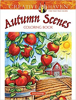 Creative Haven Autumn Scenes Coloring Book (Adult Coloring)