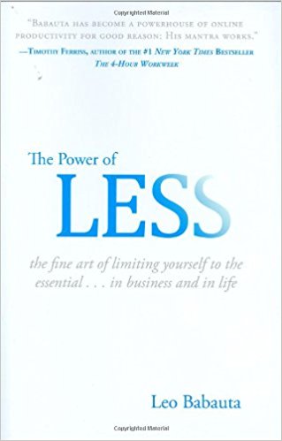 The Fine Art of Limiting Yourself to the Essential...in Business and in Life