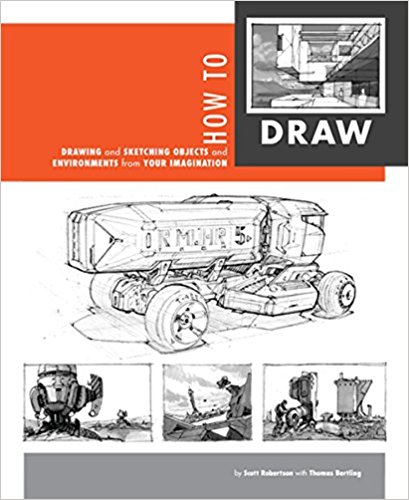 drawing and sketching objects and environments from your imagination