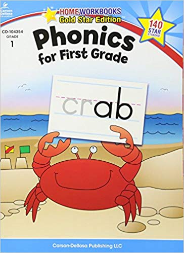 Gold Star Edition (Home Workbooks) - Phonics for First Grade