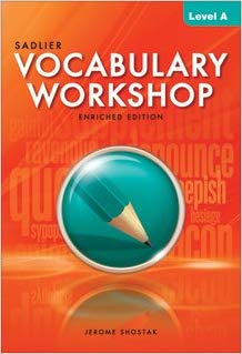 Vocabulary Workshop Level A (Grade 6) Paperback – 2013