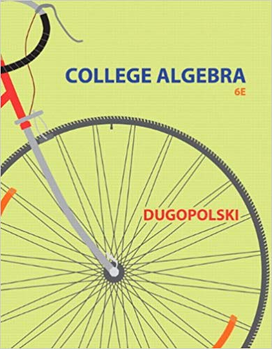 College Algebra (6th Edition)