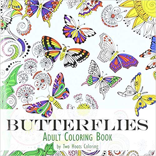 Adult Coloring Book: Butterflies