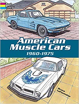 1960-1975 (Dover History Coloring Book) - American Muscle Cars