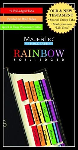 Majestic Rainbow Bible Tabs