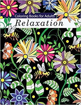 Coloring Books for Adults Relaxation - Flowers - Animals and Garden Designs