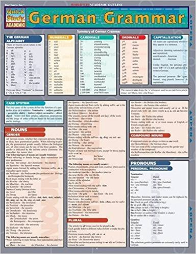 German Grammar (Quickstudy: Academic)