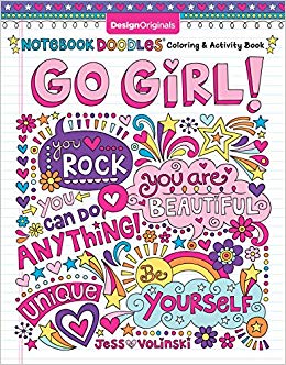 Coloring & Activity Book (Design Originals) (30 Inspiring Designs; Beginner-Friendly Empowering Art Activities for Tweens