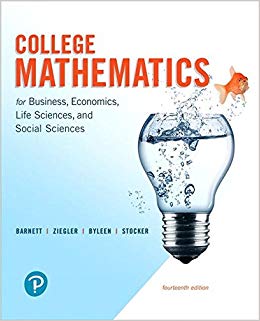 and Social Sciences (14th Edition) - College Mathematics for Business