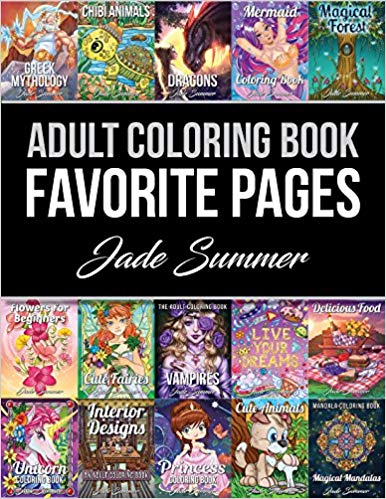 50 Premium Coloring Pages from The Jade Summer Collection