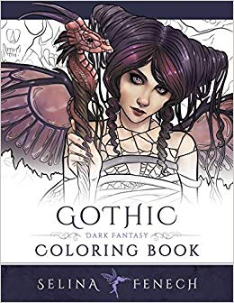 Dark Fantasy Coloring Book (Fantasy Coloring by Selina) (Volume 6)